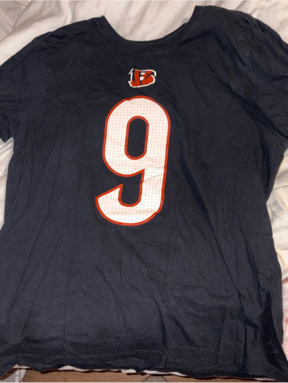 Nike Cincinnati Bengals #9 Black Football Tee